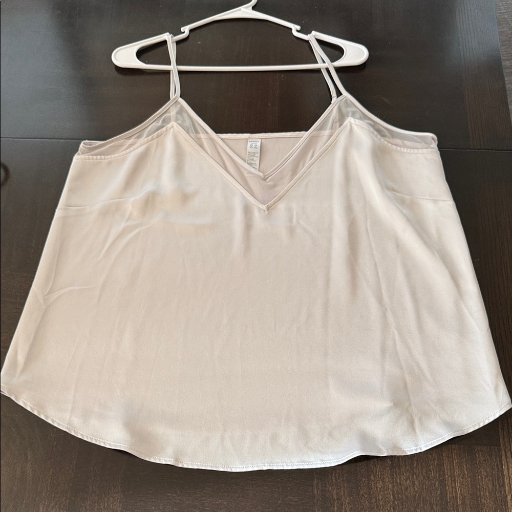 SPANX Cream V-Neck Camisole